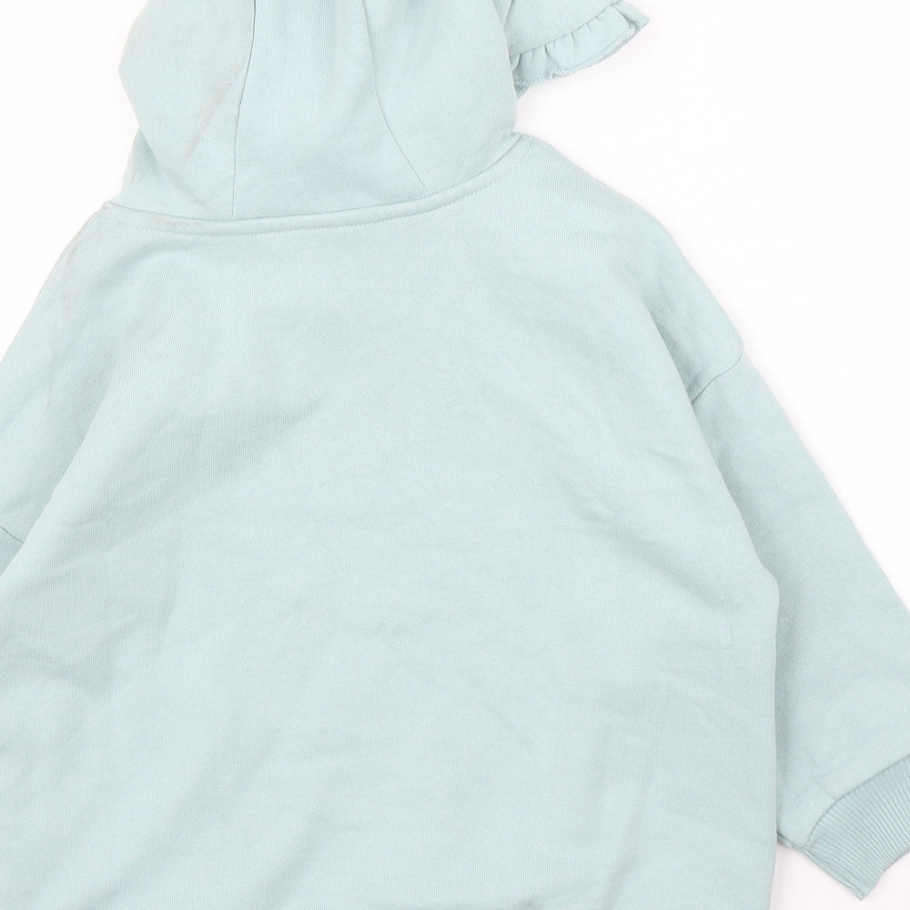 George Girls Green   Pullover Hoodie Size 2-3 Years