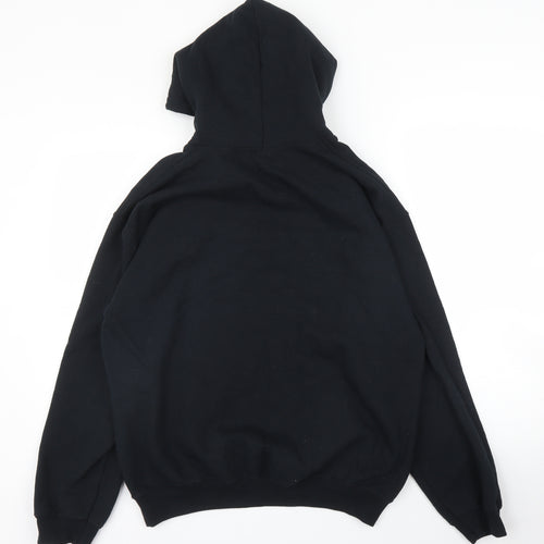 Gildan Mens Black   Pullover Hoodie Size M