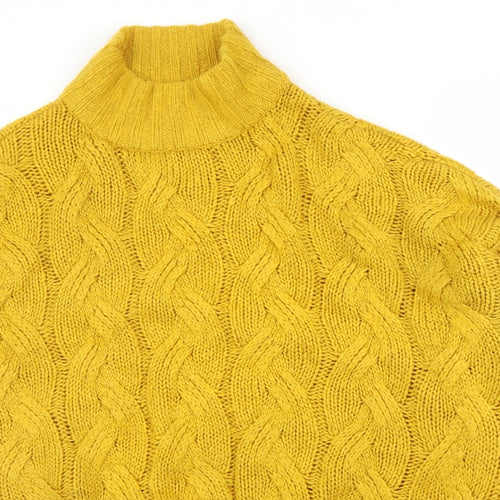 M&Co Womens Yellow   Pullover Jumper Size 14