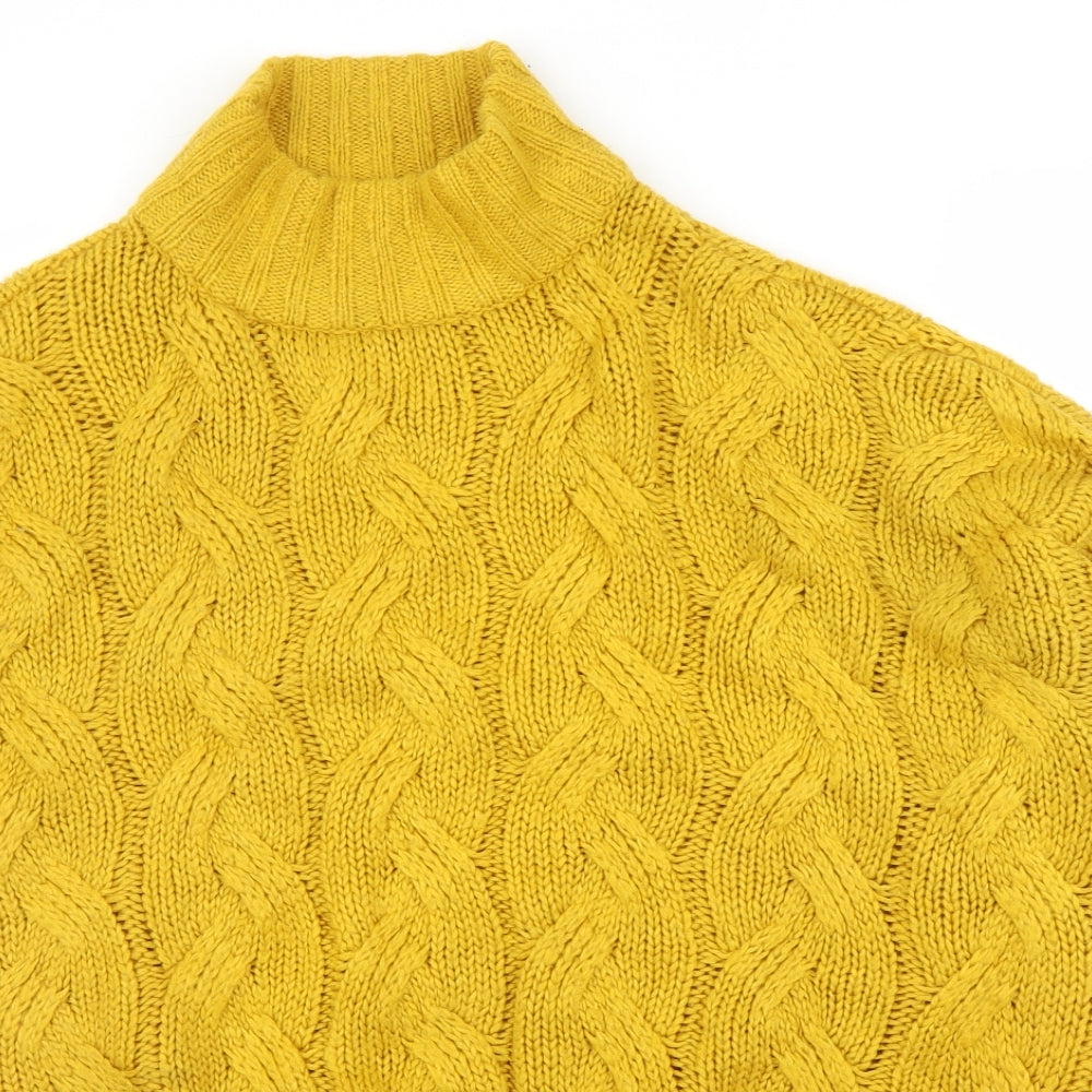 M&Co Womens Yellow   Pullover Jumper Size 14