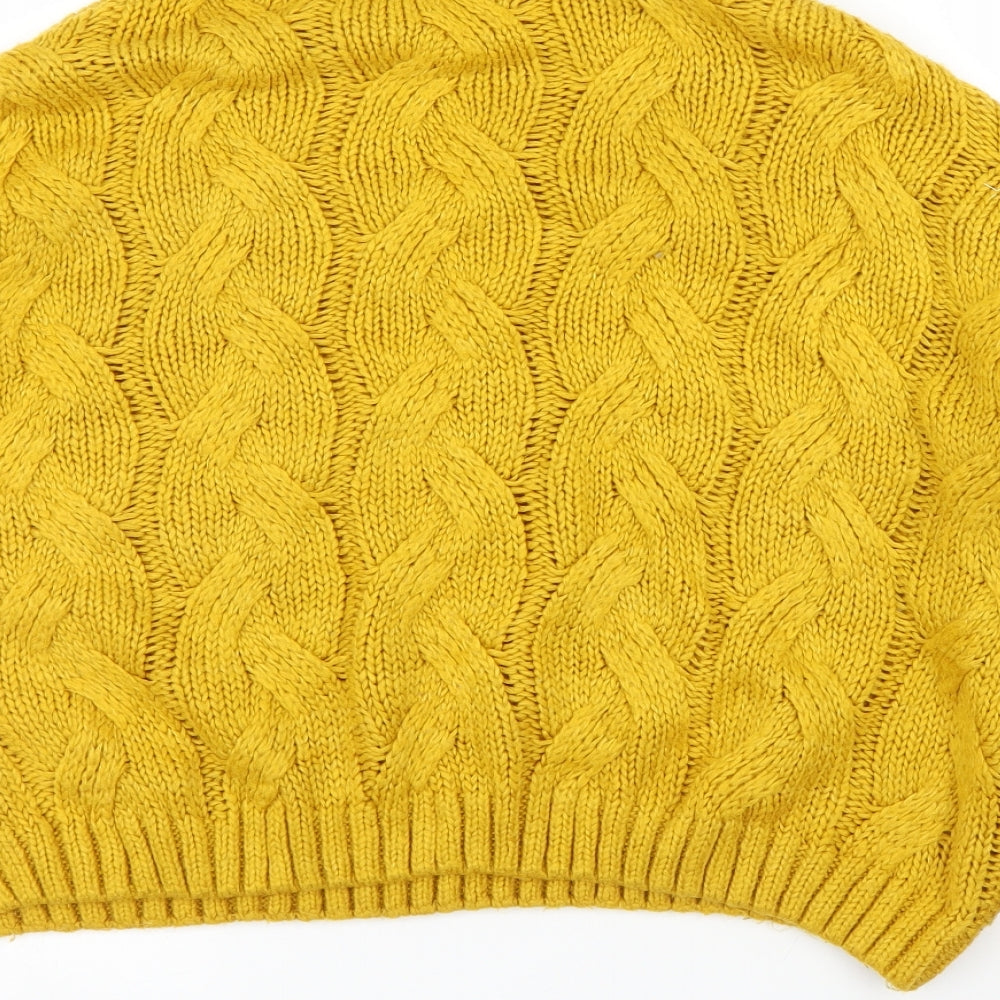 M&Co Womens Yellow   Pullover Jumper Size 14