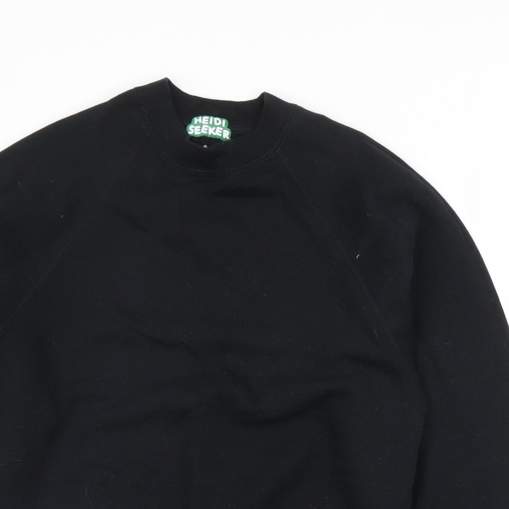Heidi Seeker Womens Black   Pullover Jumper Size L