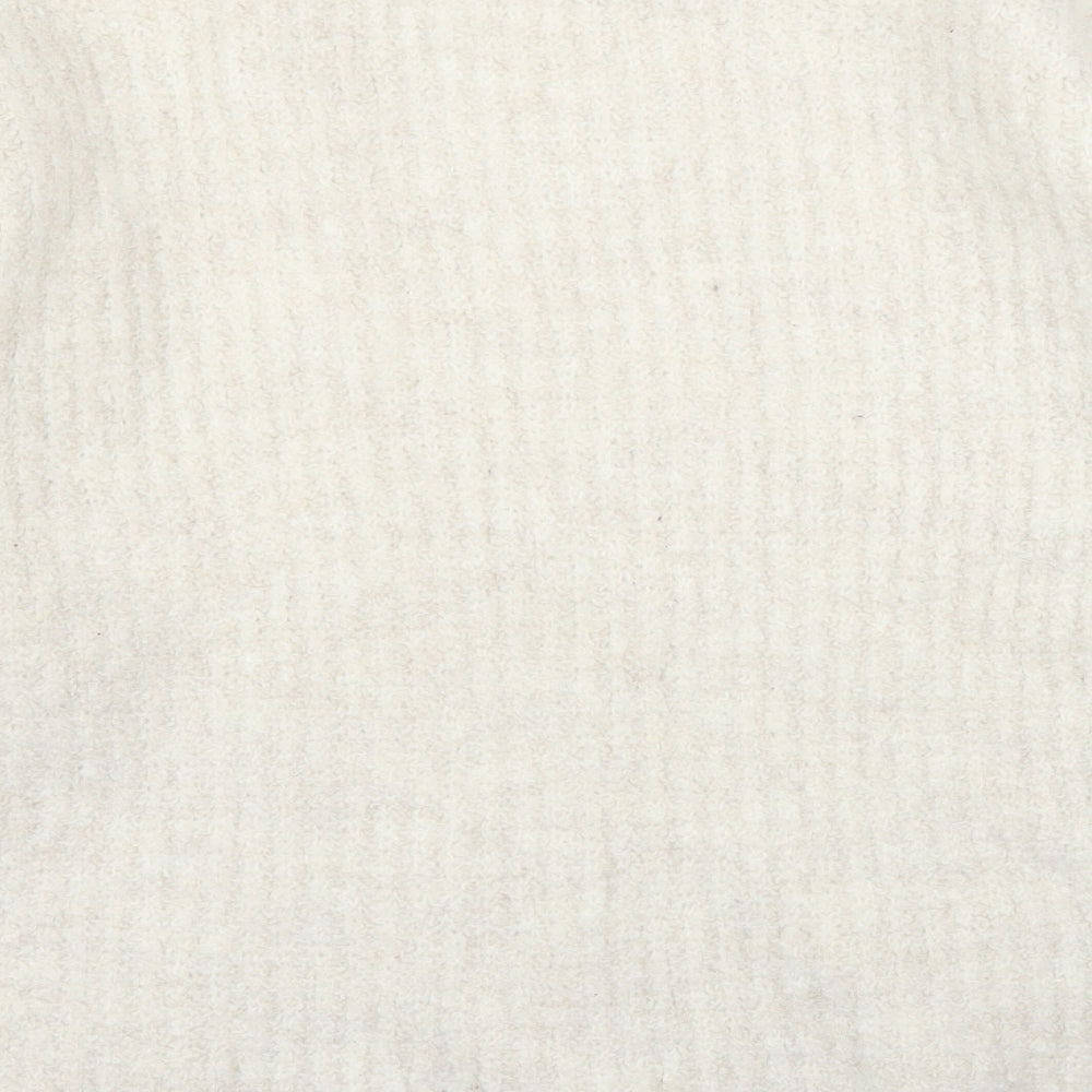 M&S Womens Ivory   Pullover Jumper Size M