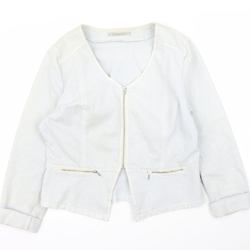 Cest La Vie Womens Grey   Jacket  Size 14