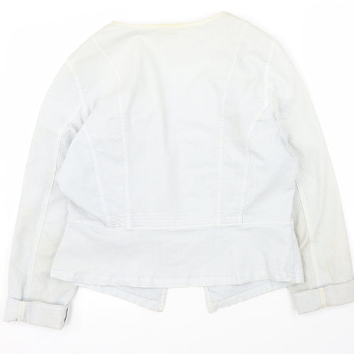 Cest La Vie Womens Grey   Jacket  Size 14