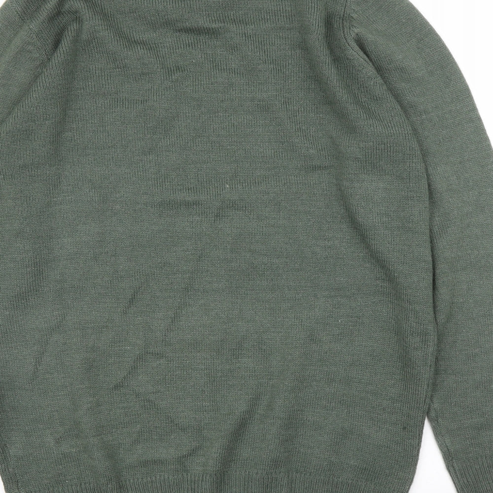 EWM Mens Green   Pullover Jumper Size M