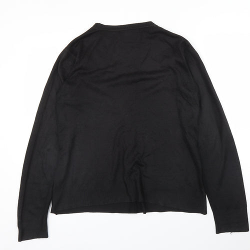 Primark Womens Black   Cardigan Jumper Size 16