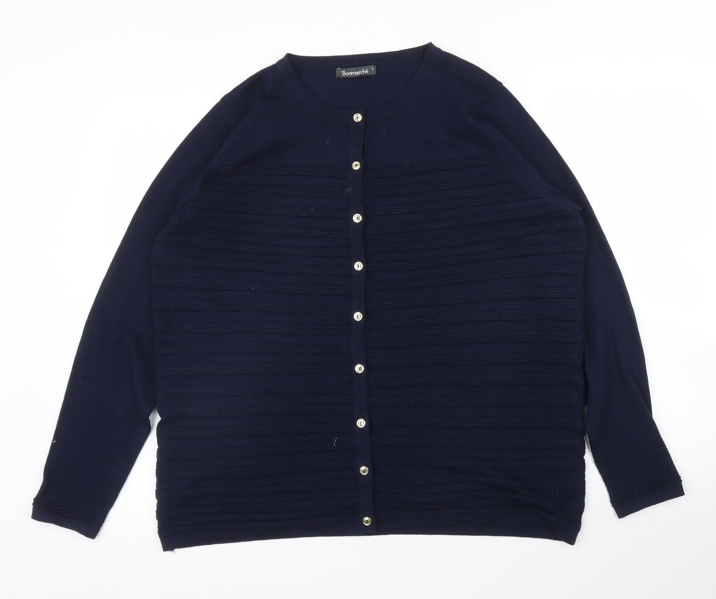 Bonmarché Womens Blue   Cardigan Jumper Size L