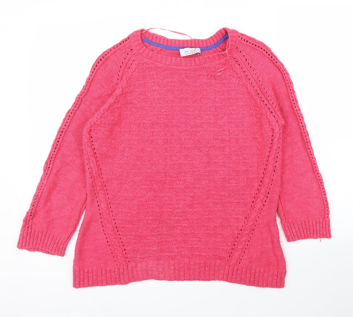 M&S Womens Pink   Pullover Jumper Size 14