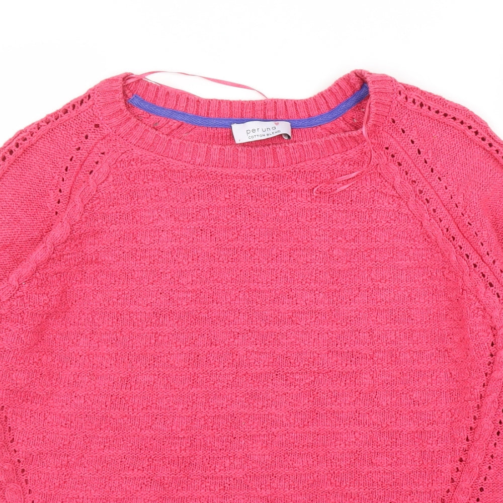 M&S Womens Pink   Pullover Jumper Size 14