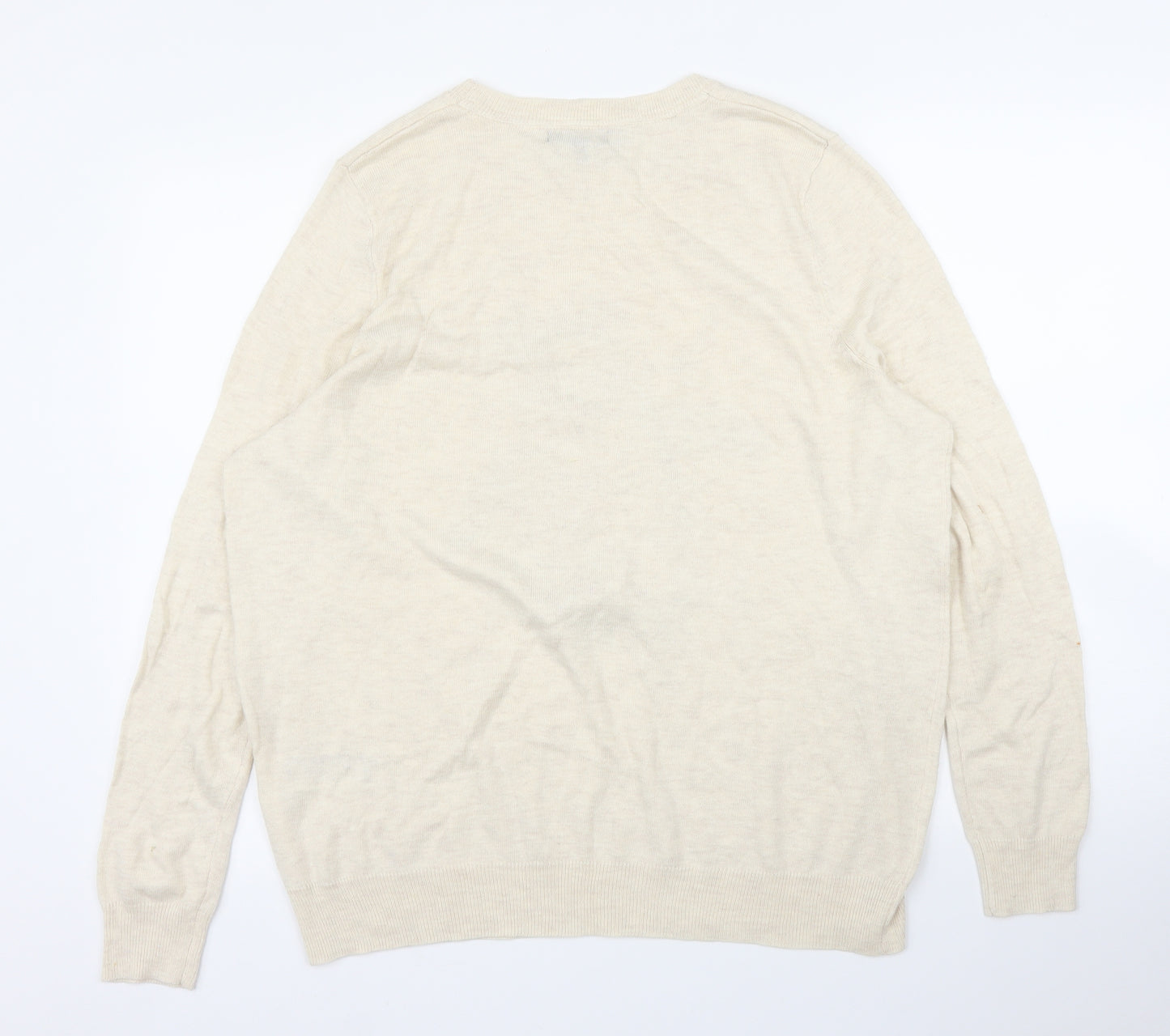 Debenhams Womens Beige   Pullover Jumper Size 20  - Christmas