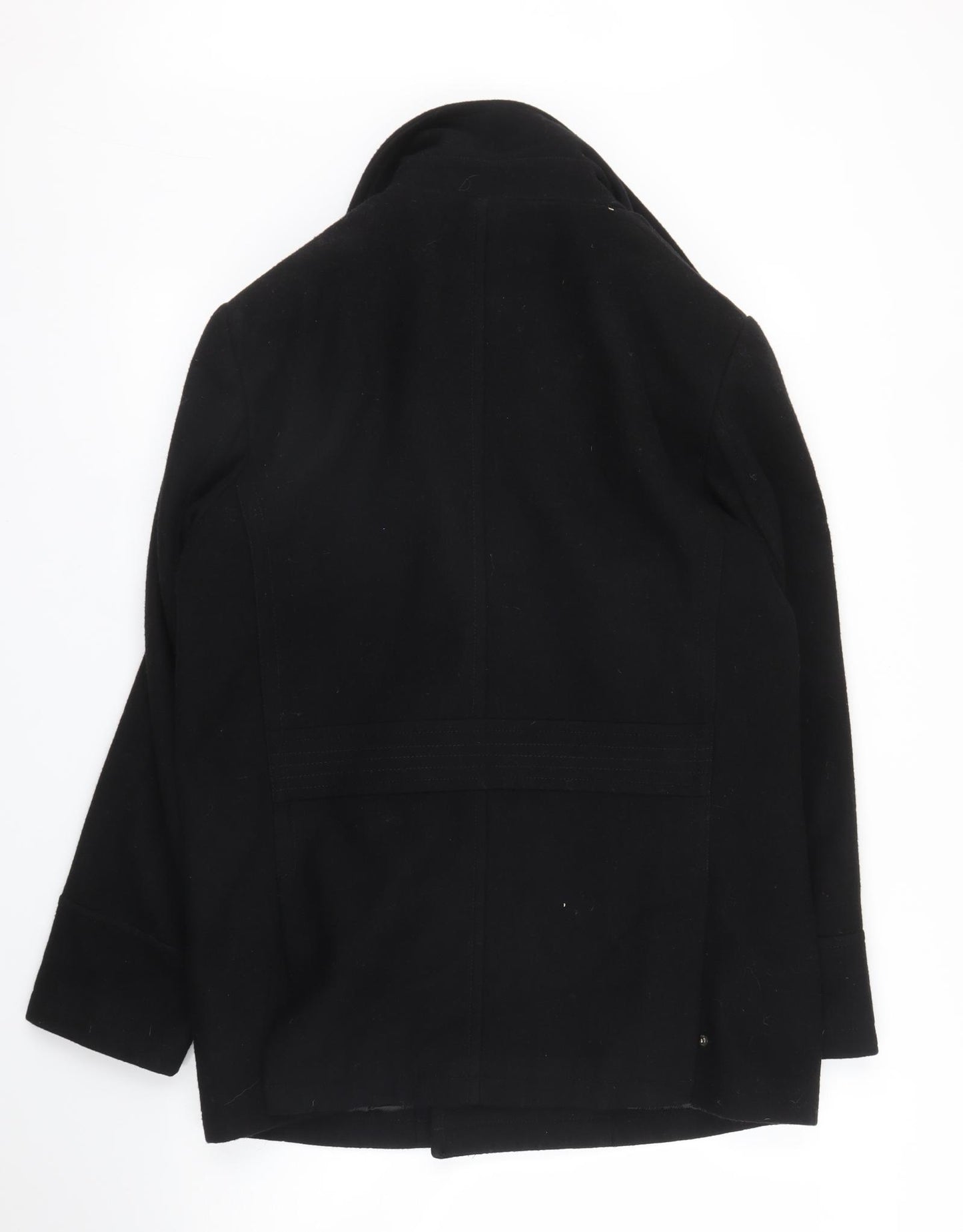 Burton Mens Black   Pea Coat Coat Size M