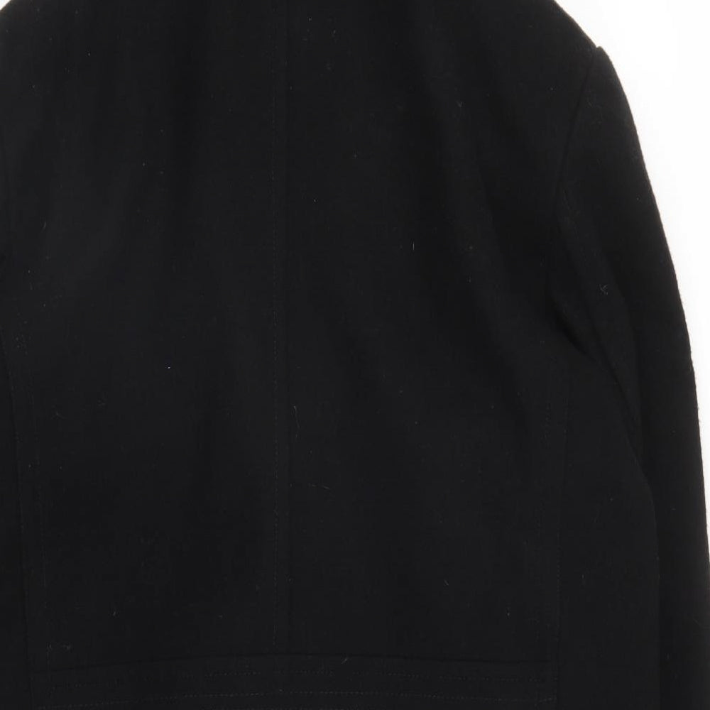 Burton Mens Black   Pea Coat Coat Size M