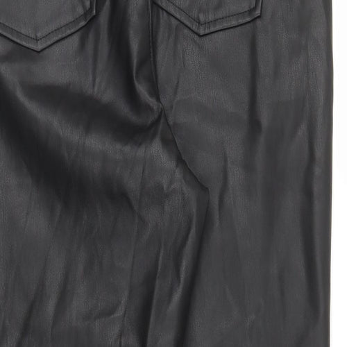 F&F Womens Black   Trousers  Size 14 L27 in
