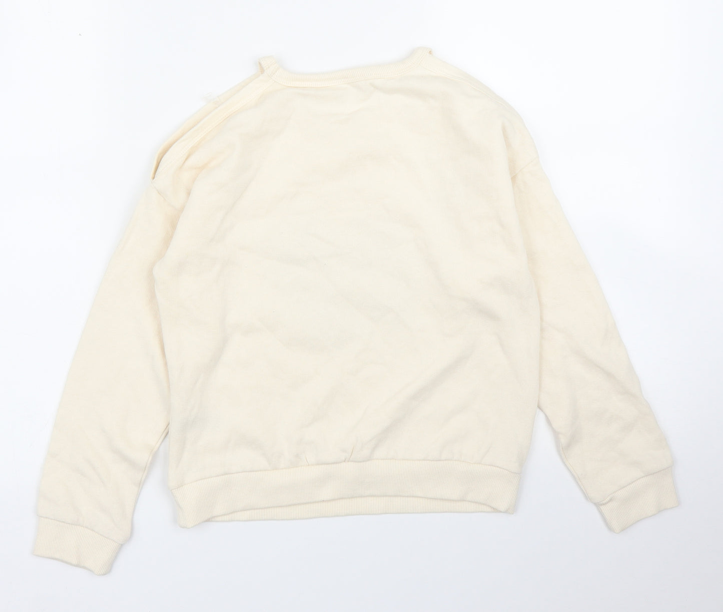 Pep&Co Girls Ivory   Pullover Sweatshirt Size 8 Years
