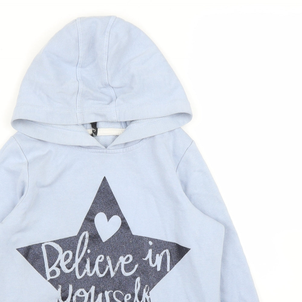 George Girls Blue   Pullover Hoodie Size 9-10 Years