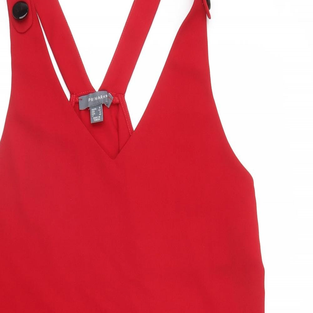 Primark Womens Red   Basic Blouse Size 16