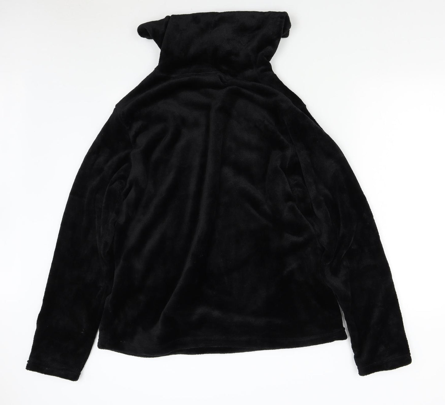 Insignia Mens Black  Fleece Pullover Jumper Size XL