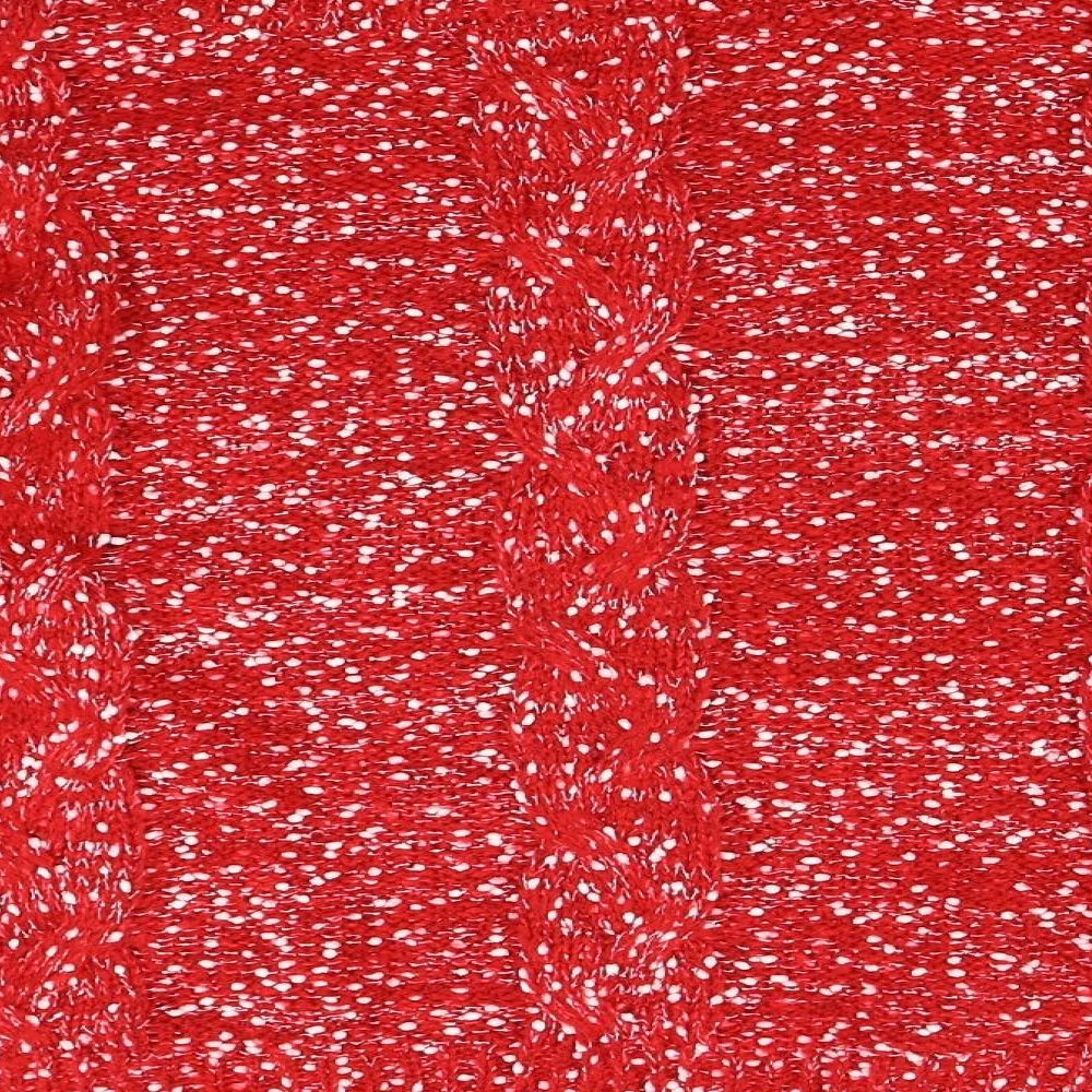 Nutmeg Womens Red  Knit Pullover Jumper Size 24