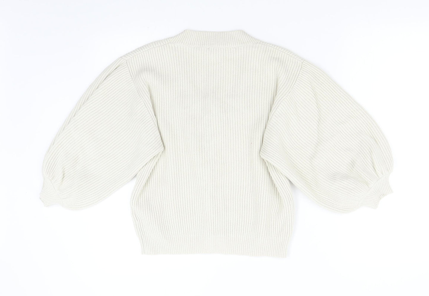 NEXT Womens Beige  Knit Cardigan Jumper Size S