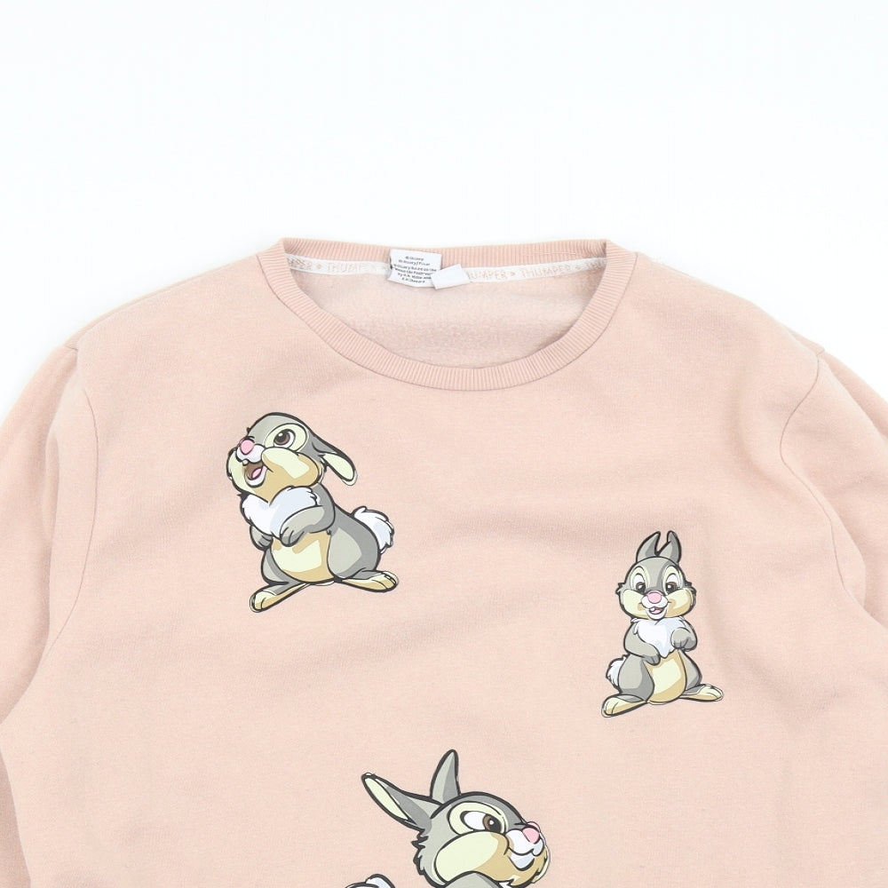 Primark Womens Pink   Pullover Sweatshirt Size 14  - Disney