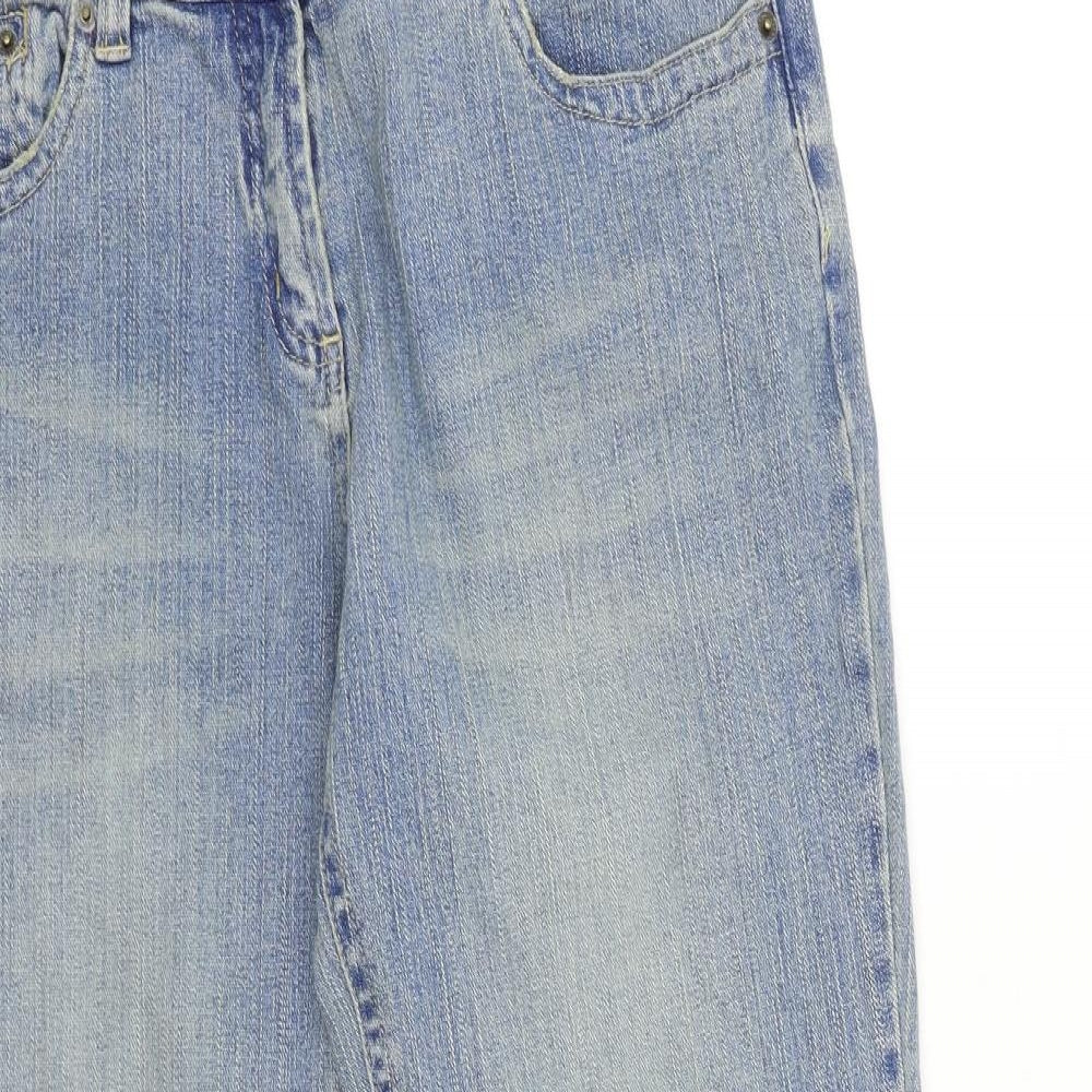 Dorothy Perkins Womens Blue  Denim Bootcut Jeans Size 14 L29 in