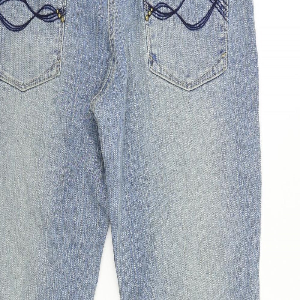 Dorothy Perkins Womens Blue  Denim Bootcut Jeans Size 14 L29 in