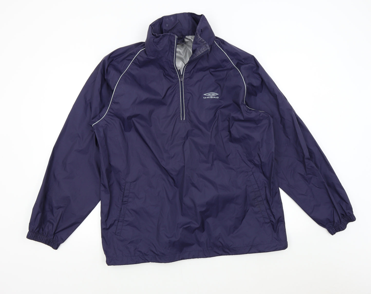 Umbro Mens Blue   Overcoat Coat Size L
