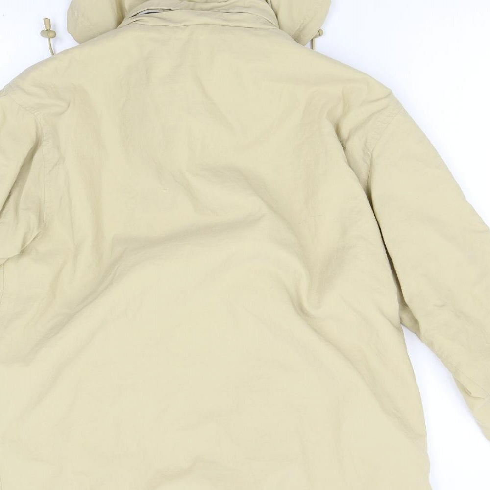 M&S Womens Beige   Overcoat Coat Size 8
