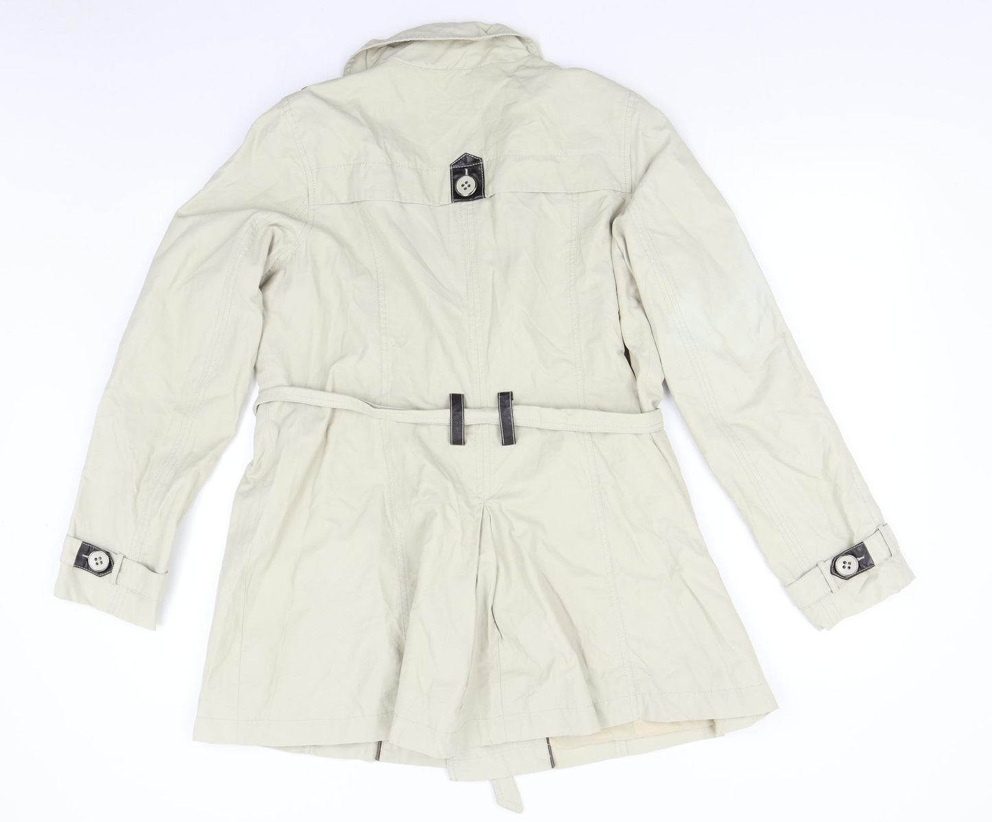 Limited Collection Womens Beige   Trench Coat Coat Size 16