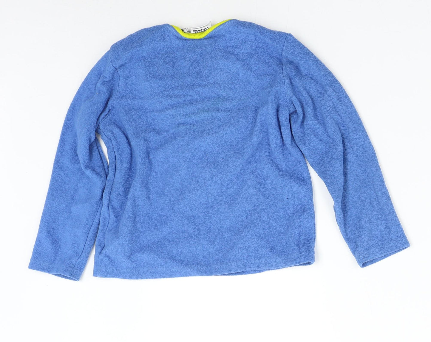 Primark Boys Blue Solid Fleece  Pyjama Top Size 6-7 Years  - Pokémon