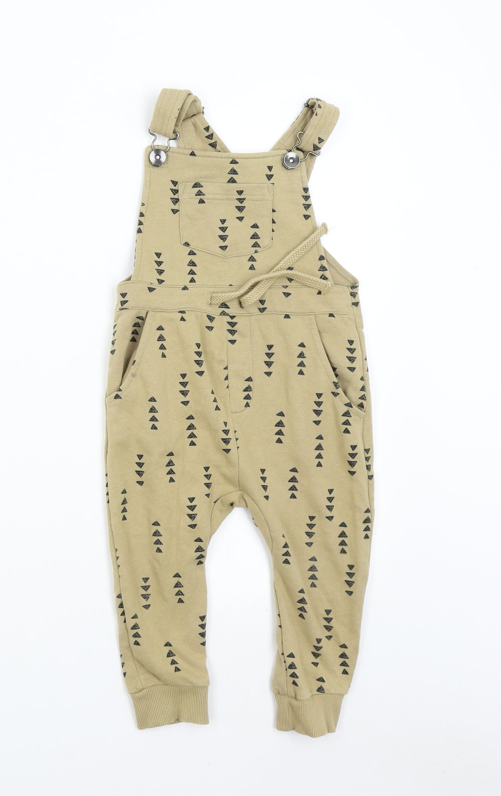 NEXT Boys Brown   Dungarees Trousers Size 2-3 Years