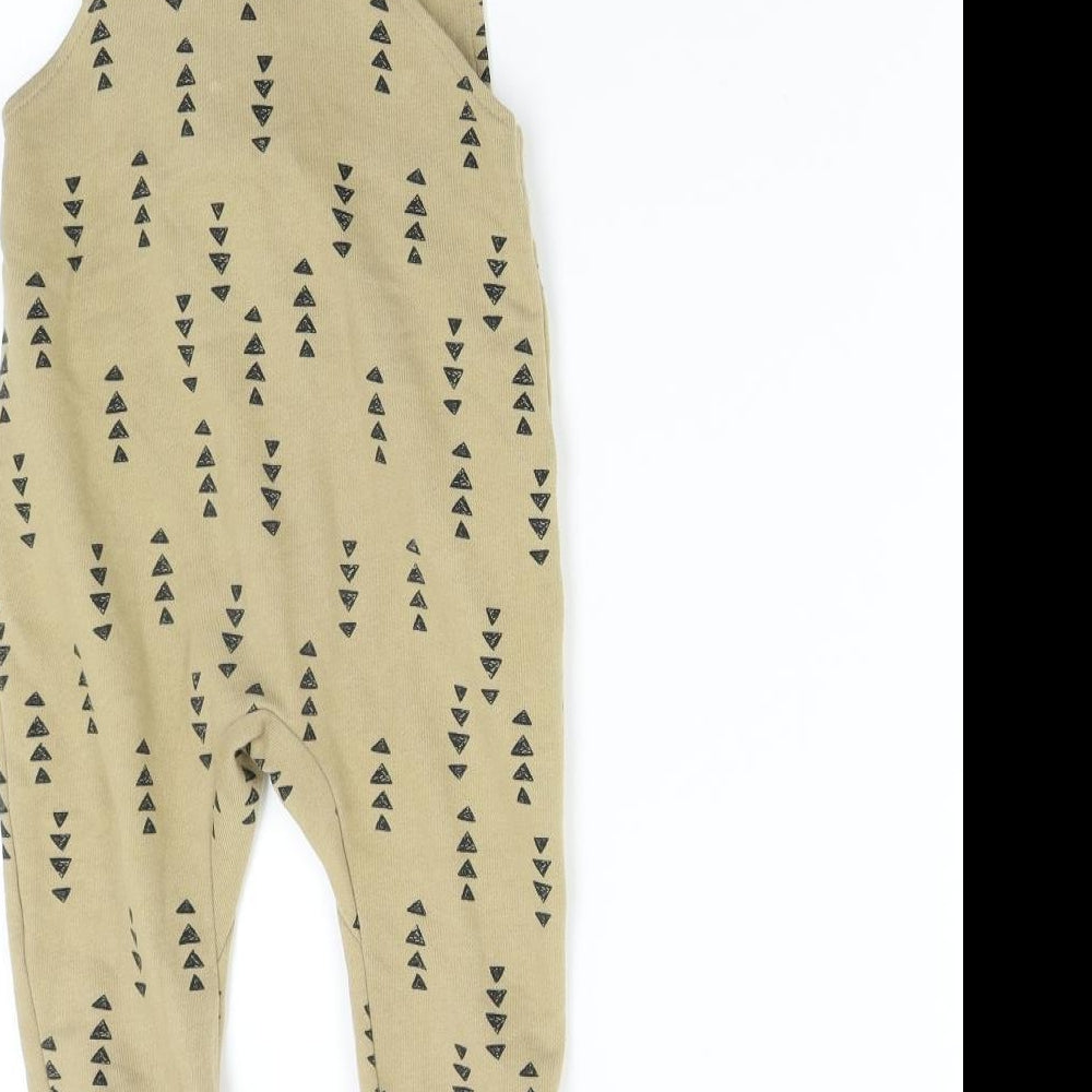 NEXT Boys Brown   Dungarees Trousers Size 2-3 Years