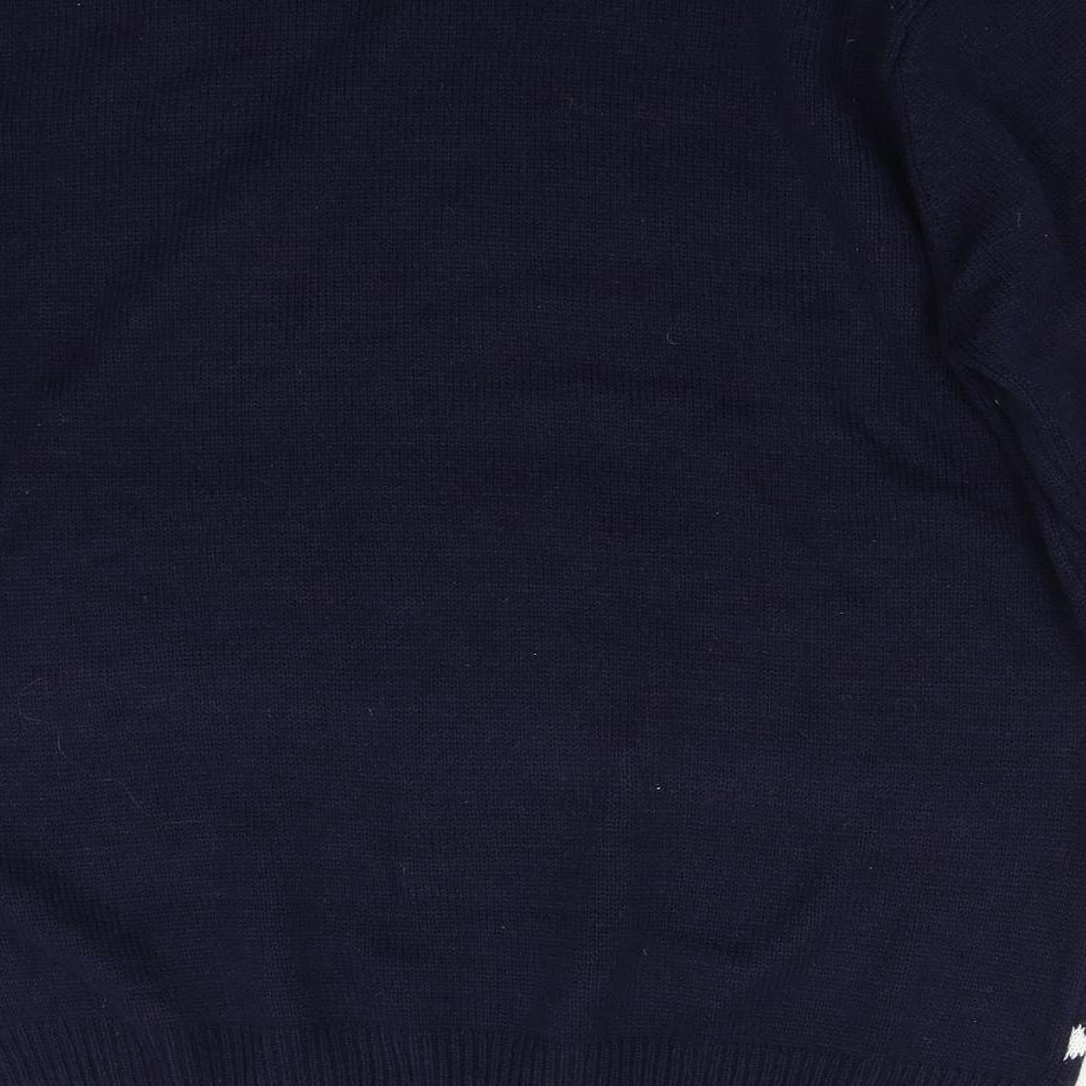 Primark Mens Blue  Knit Pullover Jumper Size 2XL  - Home Alone Christmas
