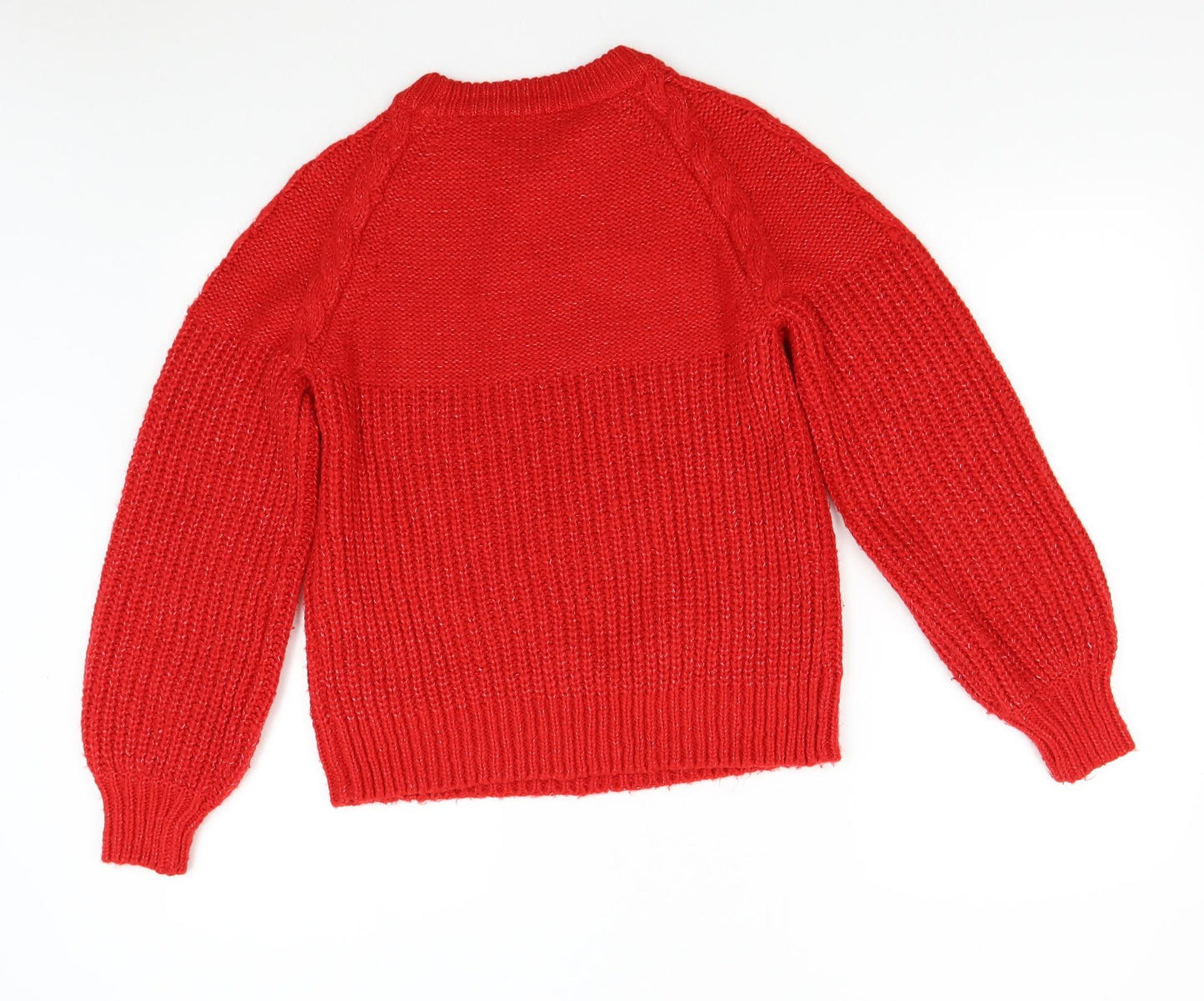 Dorothy Perkins Womens Red  Knit Pullover Jumper Size S