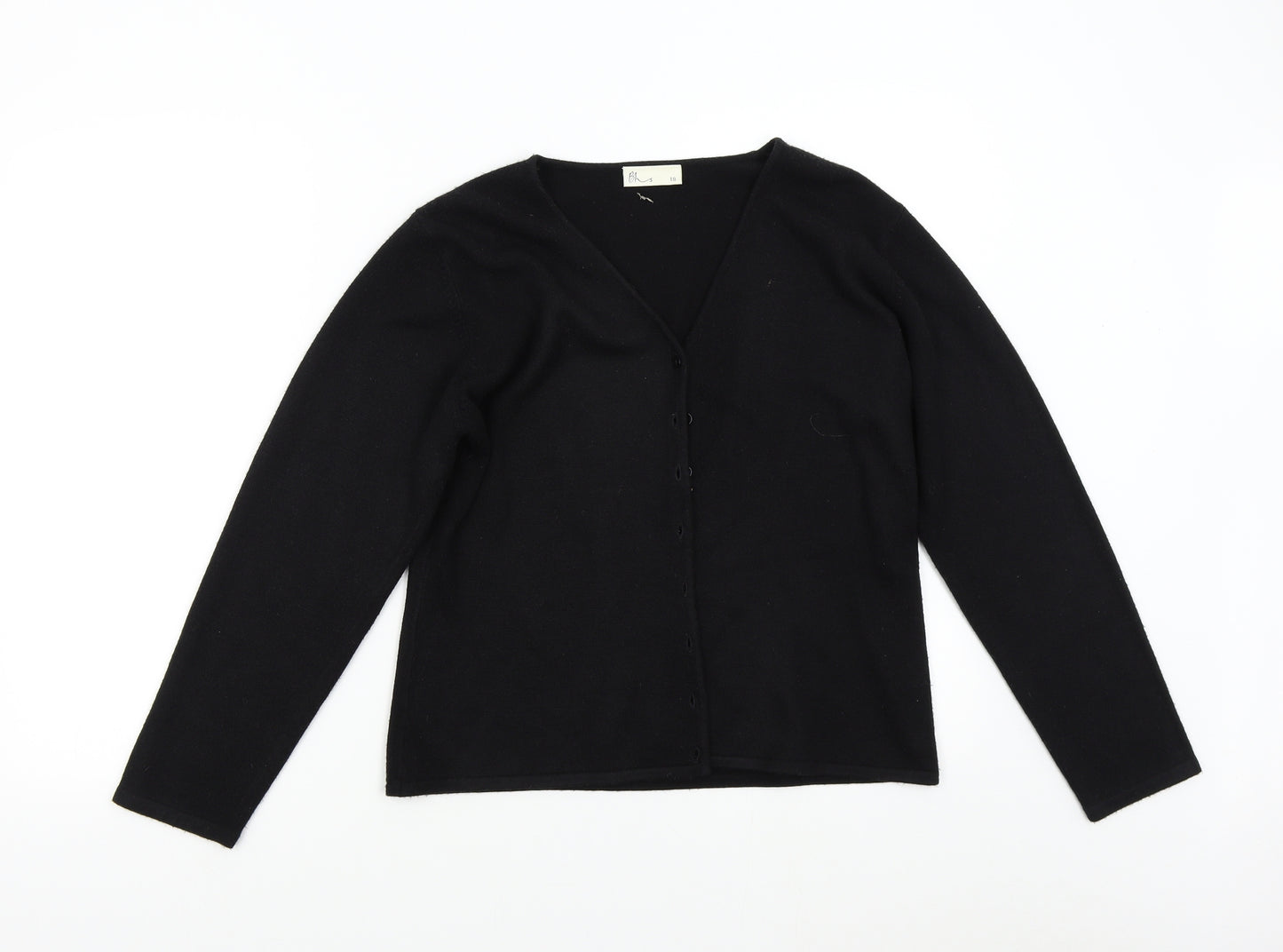 BHS Womens Black  Knit Cardigan Jumper Size 18