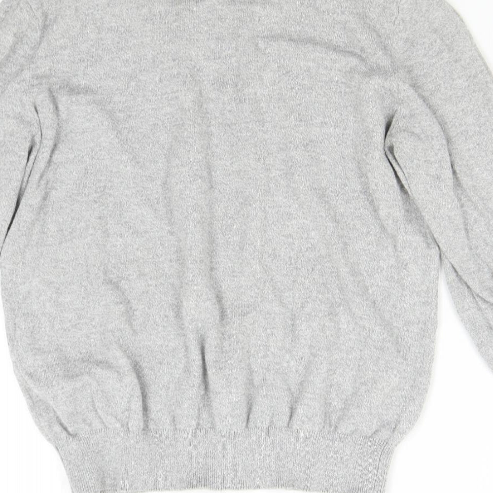 New Look Womens Grey  Knit Pullover Jumper Size 12