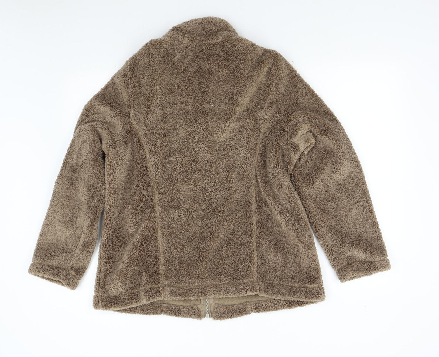 M&S Womens Brown  Fleece Jacket  Size 16