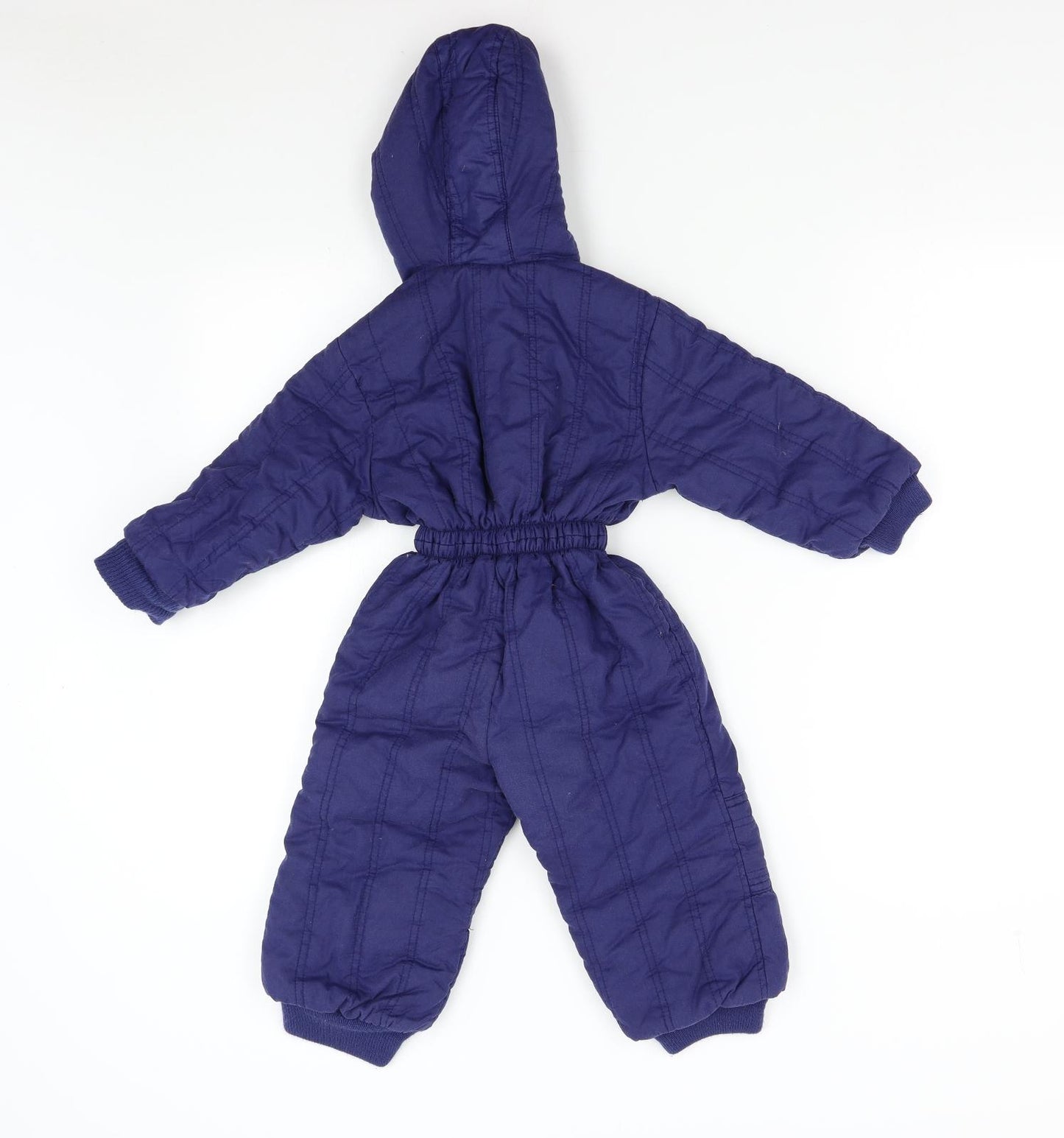 Preworn Baby Blue   Overcoat Snowsuit Size 18-24 Months
