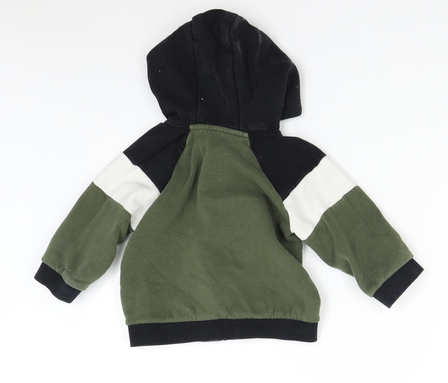 Matalan Boys Green   Full Zip Hoodie Size 3-4 Years