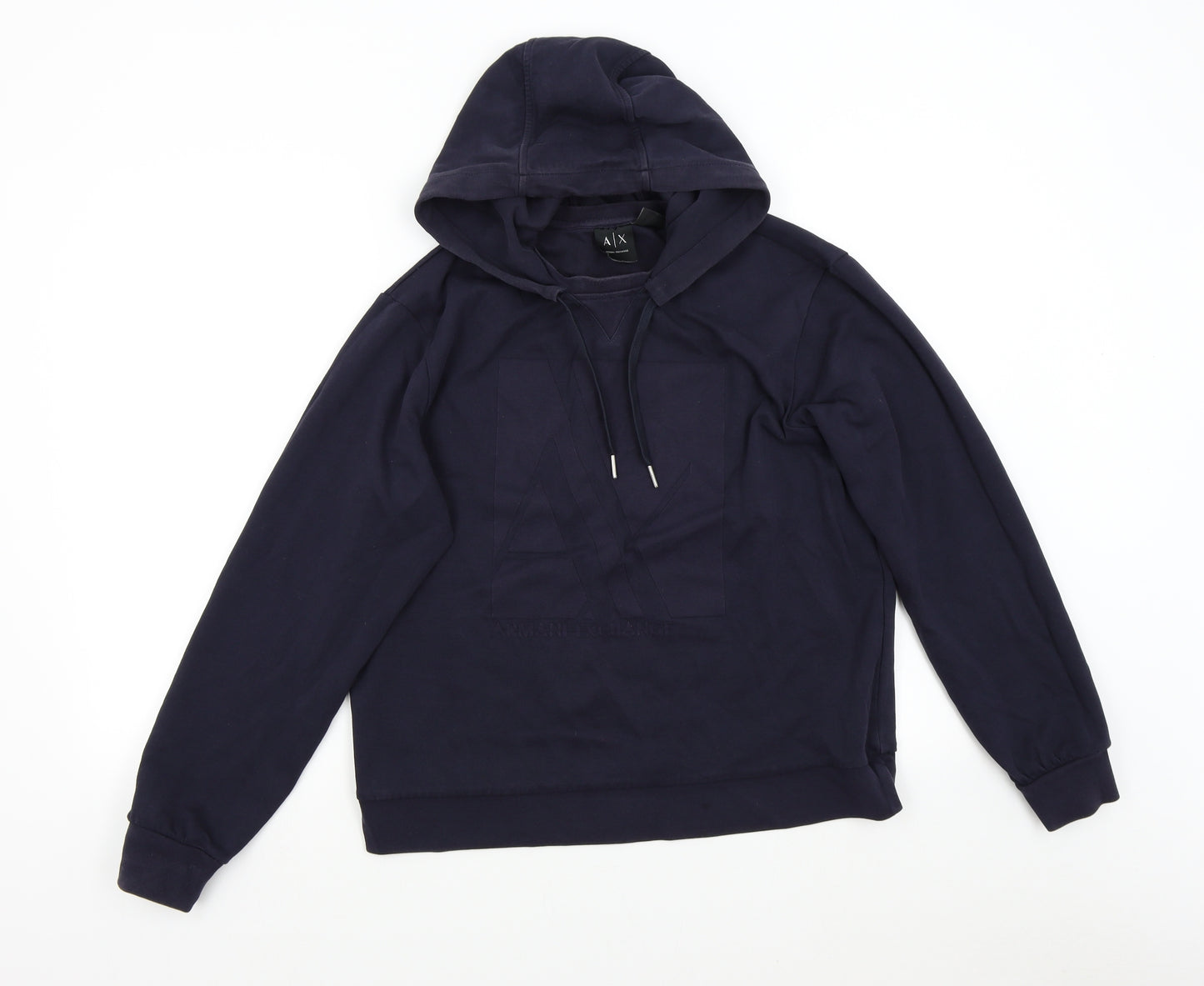 AX Armani Exchange Mens Blue   Pullover Hoodie Size M
