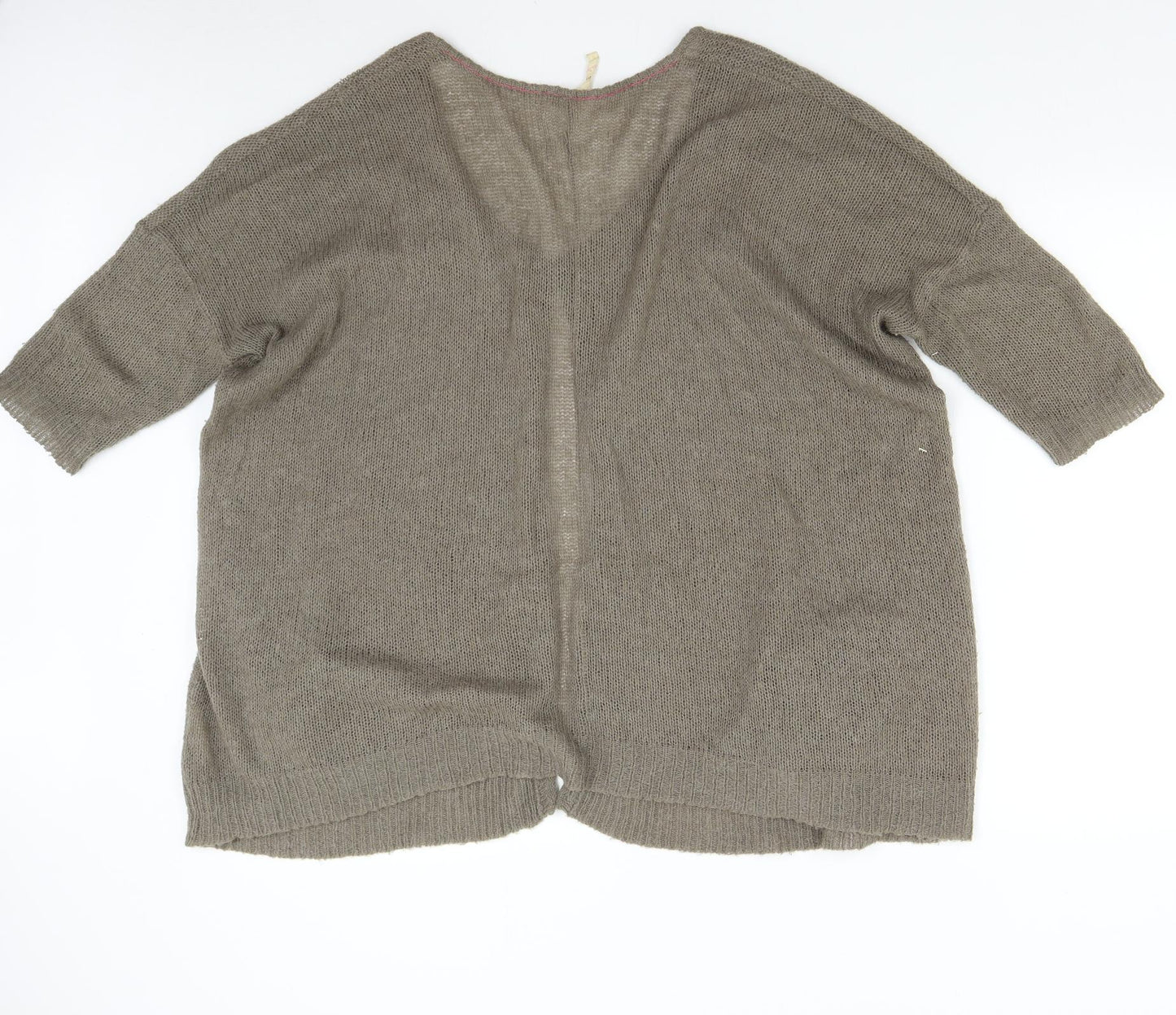 White Stuff Womens Brown  Knit Cardigan Jumper Size 14