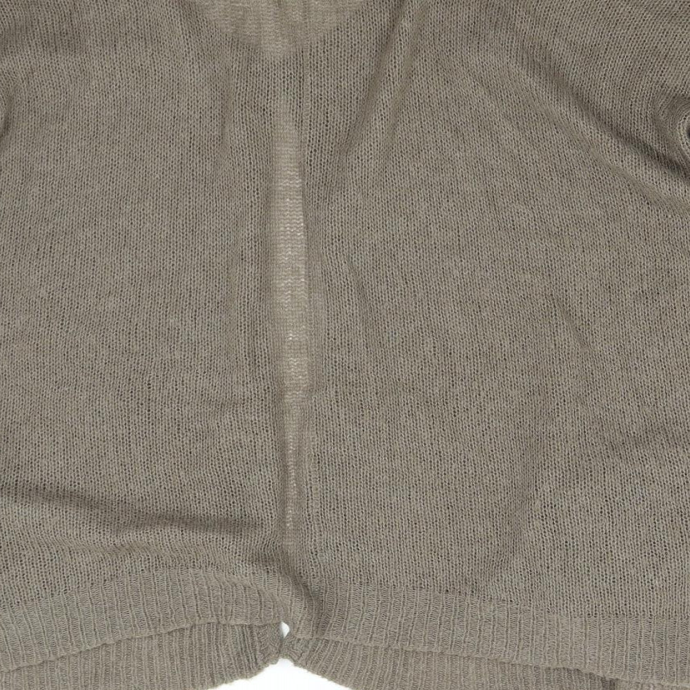 White Stuff Womens Brown  Knit Cardigan Jumper Size 14