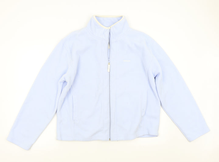 Authentic Clothing Company Womens Blue Fleece Jacket Size 2XL
