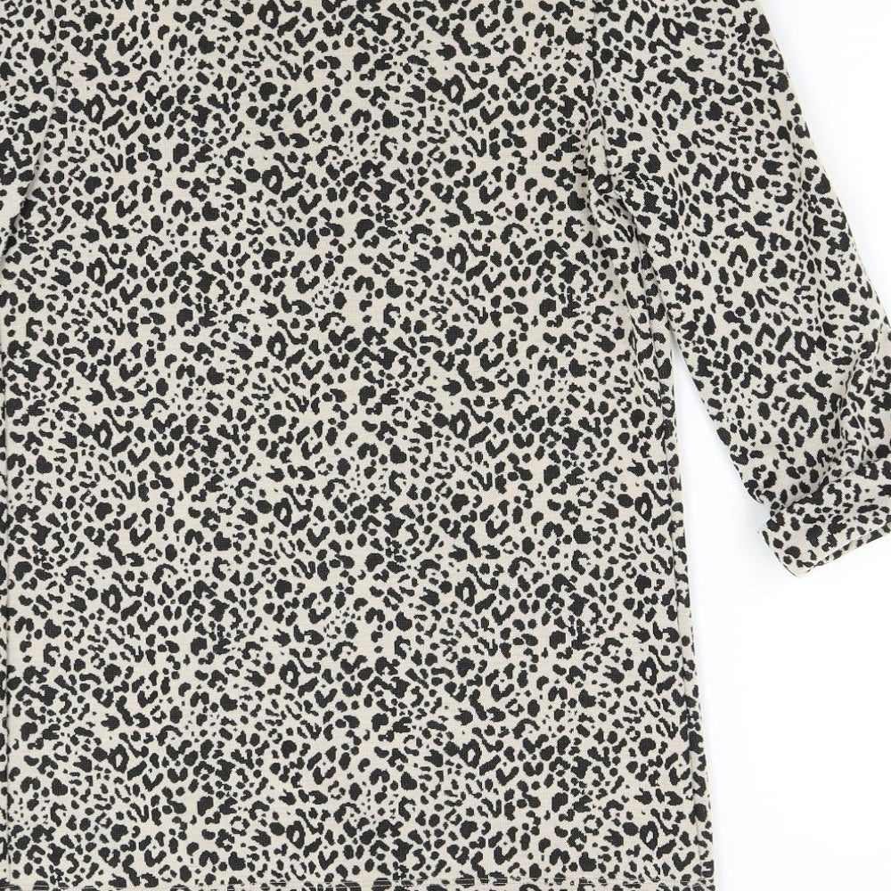 F&F Womens Multicoloured Animal Print  Jacket Blazer Size 6