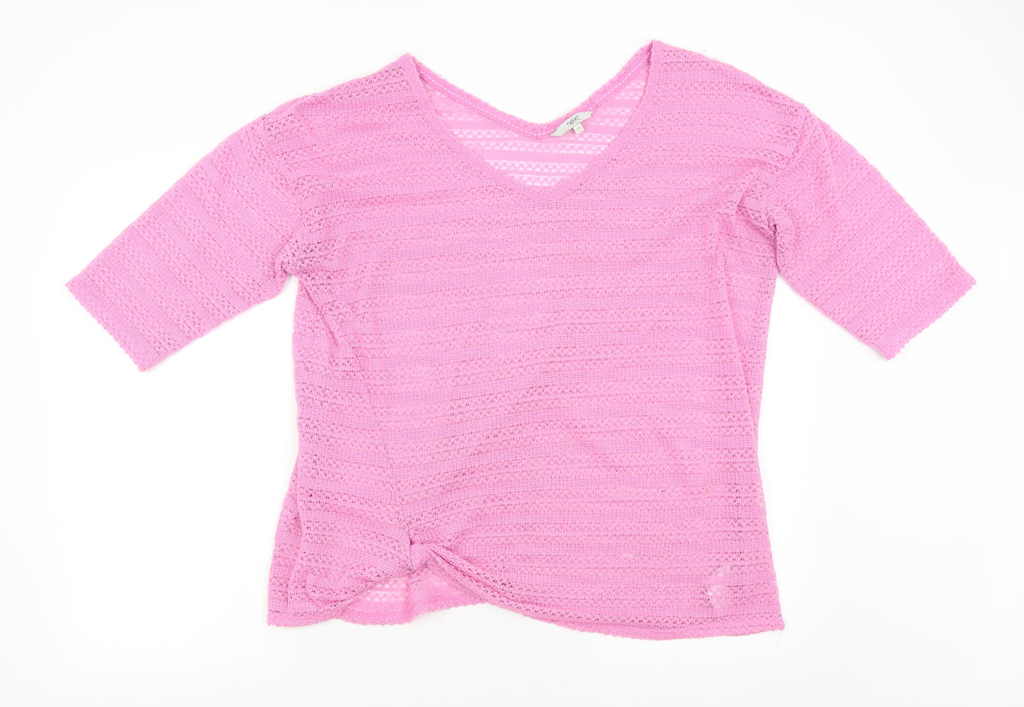 NEXT Womens Pink  Knit Pullover Jumper Size 22