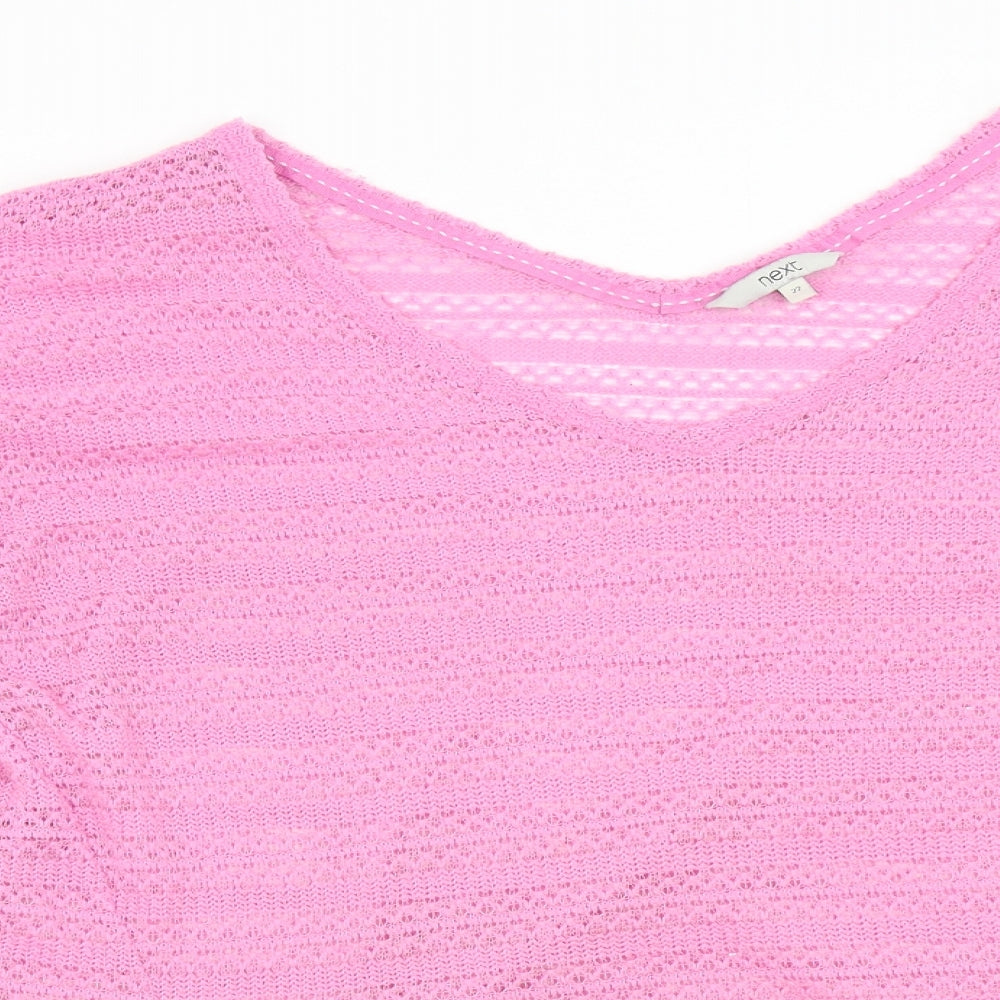 NEXT Womens Pink  Knit Pullover Jumper Size 22