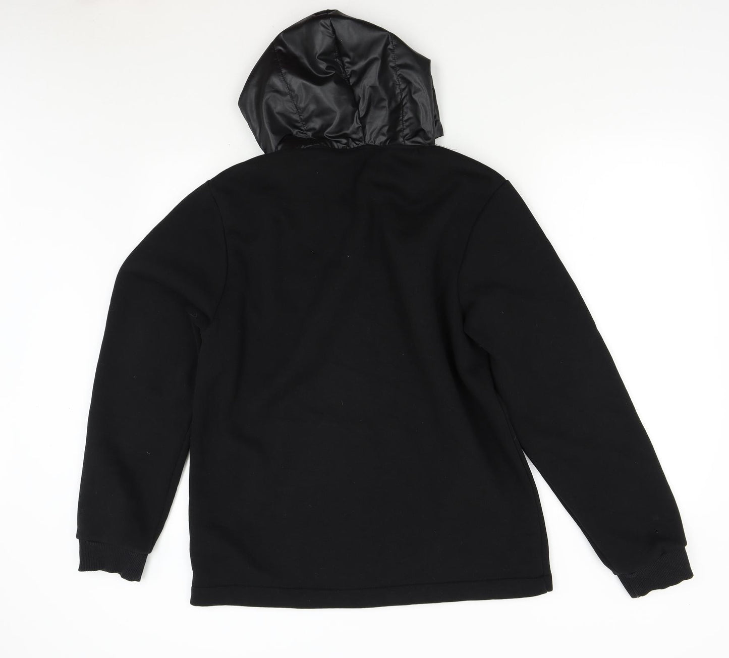 Boohoo Man Mens Black   Pullover Hoodie Size M