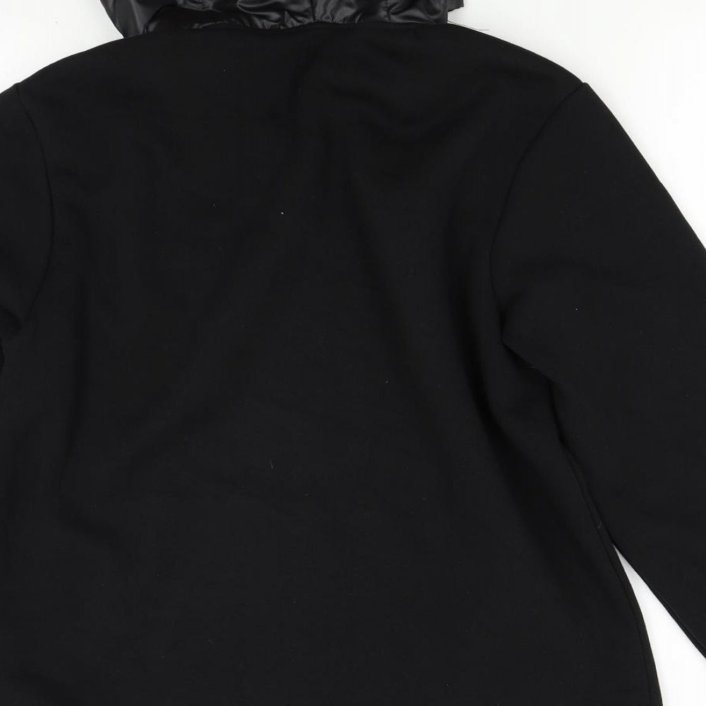 Boohoo Man Mens Black   Pullover Hoodie Size M