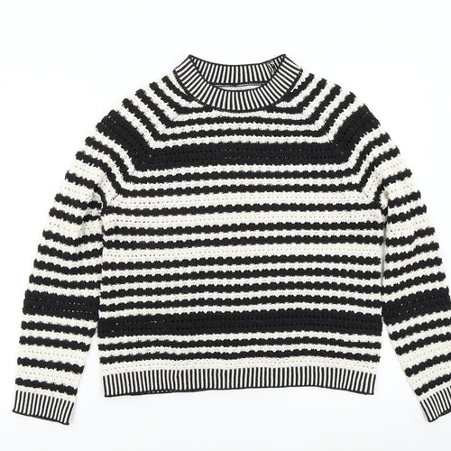 Papaya Womens Multicoloured Striped Knit Pullover Jumper Size M
